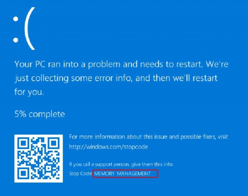 Lỗi RAM sẽ khiến máy tính hiện nhiều màn hình xanh BSOD 