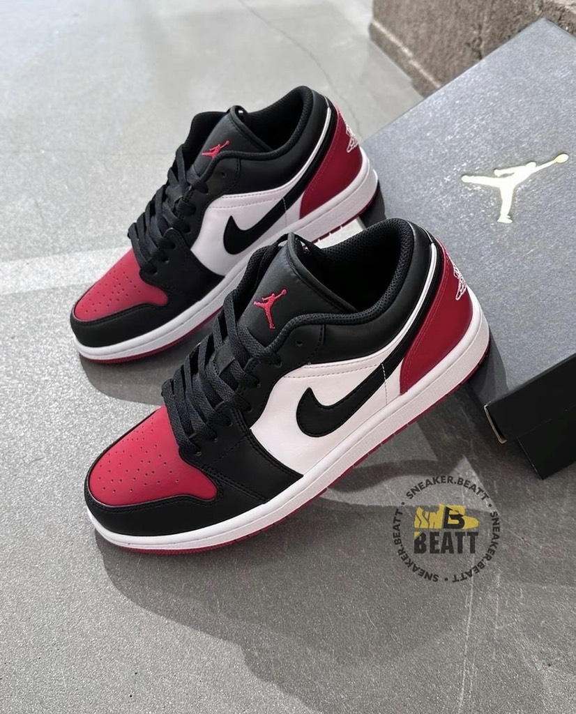 Jordan 1 Low Bred Toe 2023