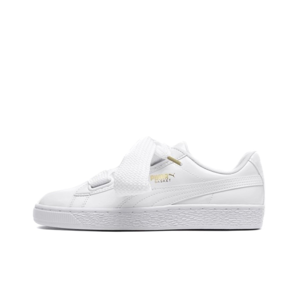 Puma Basket Heart Patent White - 363073-02