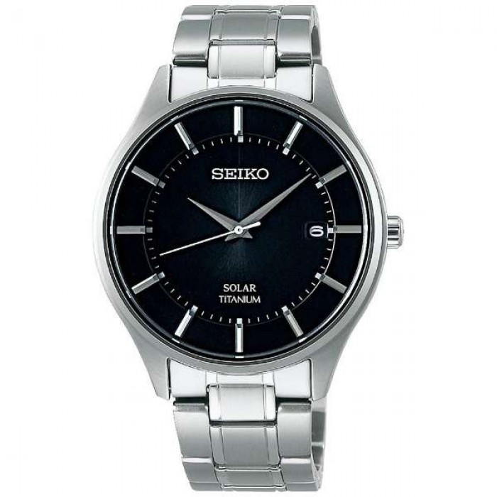 ĐỒNG HỒ NAM SEIKO SBPX103 MÁY NĂNG LƯỢNG MẶT TRỜI DÂY TITAN Long Bach đồng  hồ sang trọng