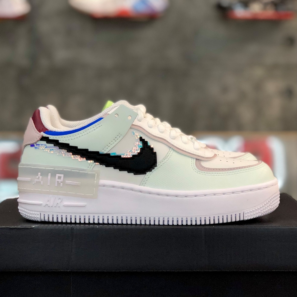NIKE AIR FORCE 1 SHADOW 'PIXEL SWOOSH BARELY GREEN' â Sneakerzone Shop