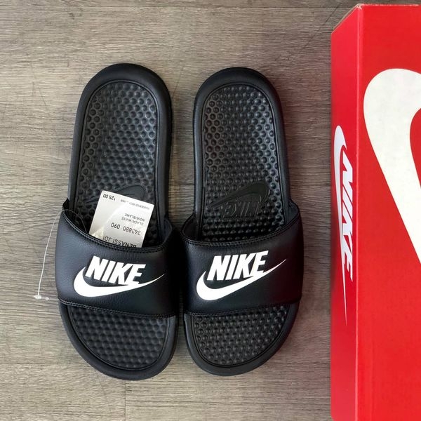 NIKE BENASSI JDI SLIDE 'BLACK WHITE' - 343880090