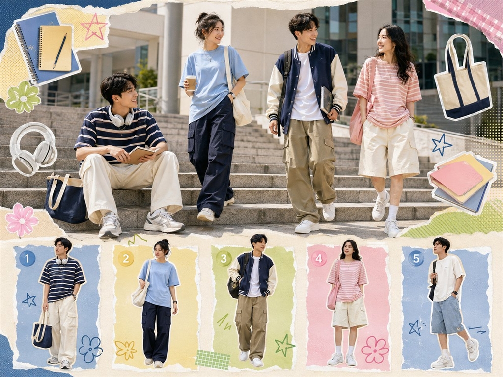 5 outfit đi học cho Gen Z: gọn, thoải mái và đủ khác biệt
