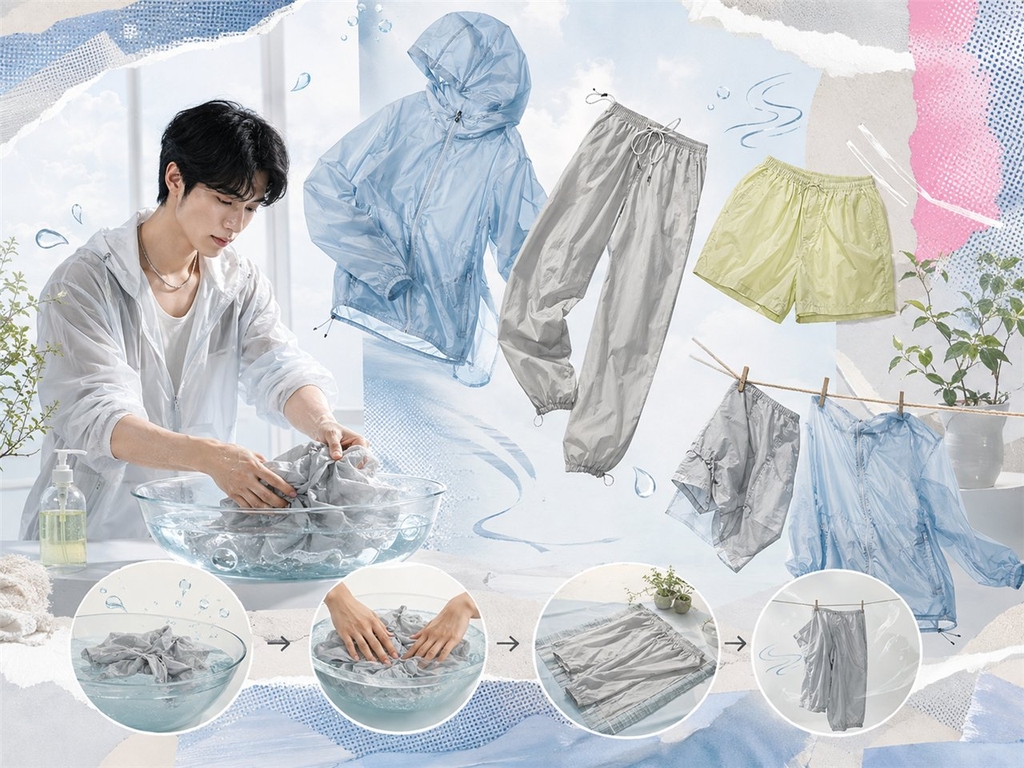 Cách chăm quần parachute và đồ nylon để giữ phom, hạn chế nhăn