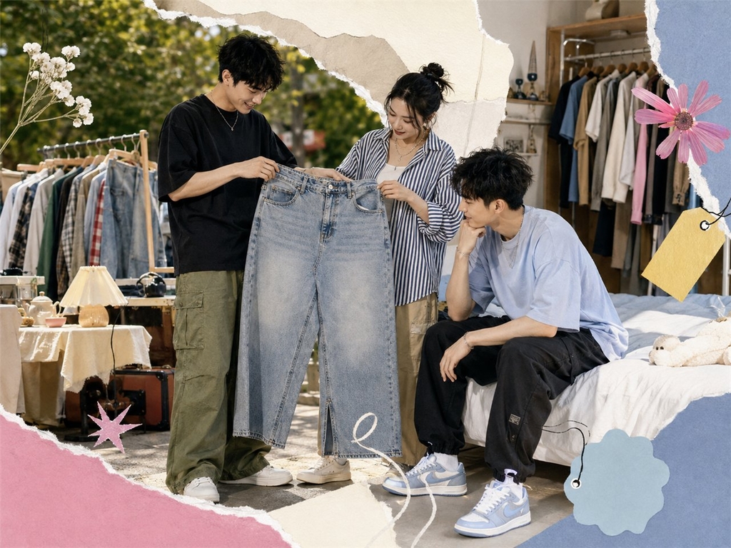 Mix đồ thrift với streetwear mới: cũ và mới gặp nhau sao cho có gu?