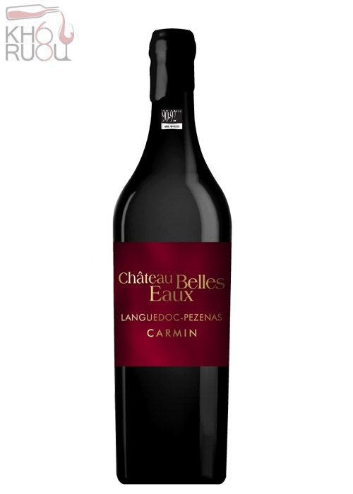 Rượu Vang Pháp Carmin Chateau Belles Eaux Pezenas