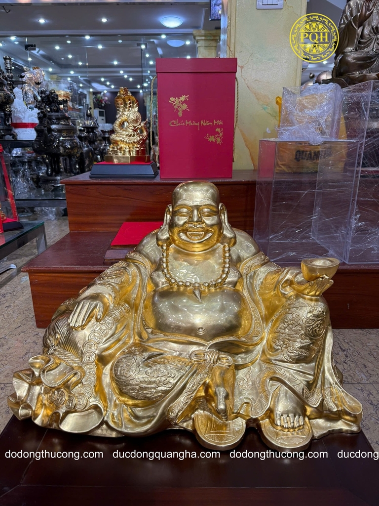 TƯỢNG DI LẶC THIẾP VÀNG 9999