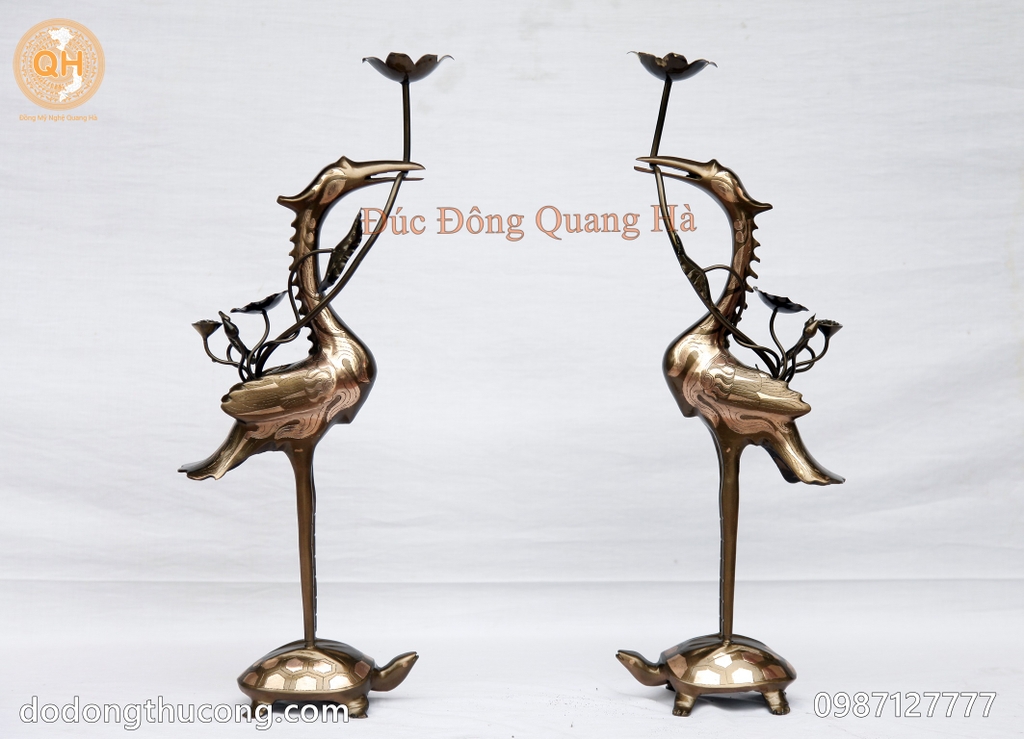 HẠC ĐỒNG ĐỎ CẠO MÀU SEN LƯNG CAO 50CM