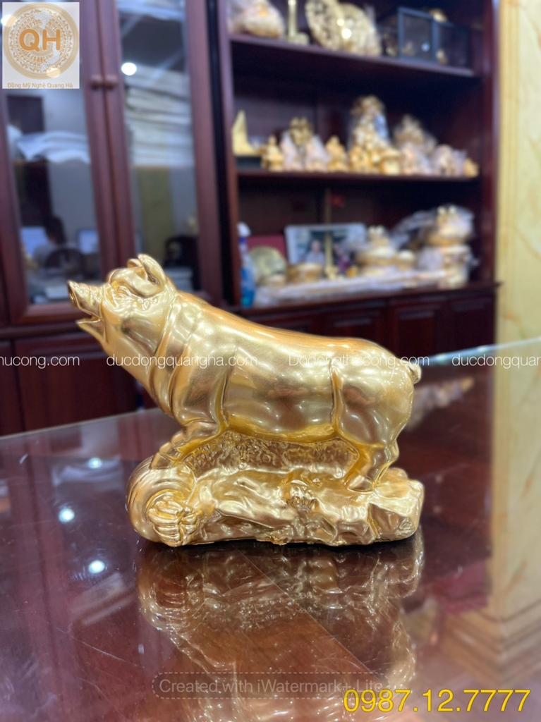 TƯỢNG LỢN THẾP VÀNG 9999