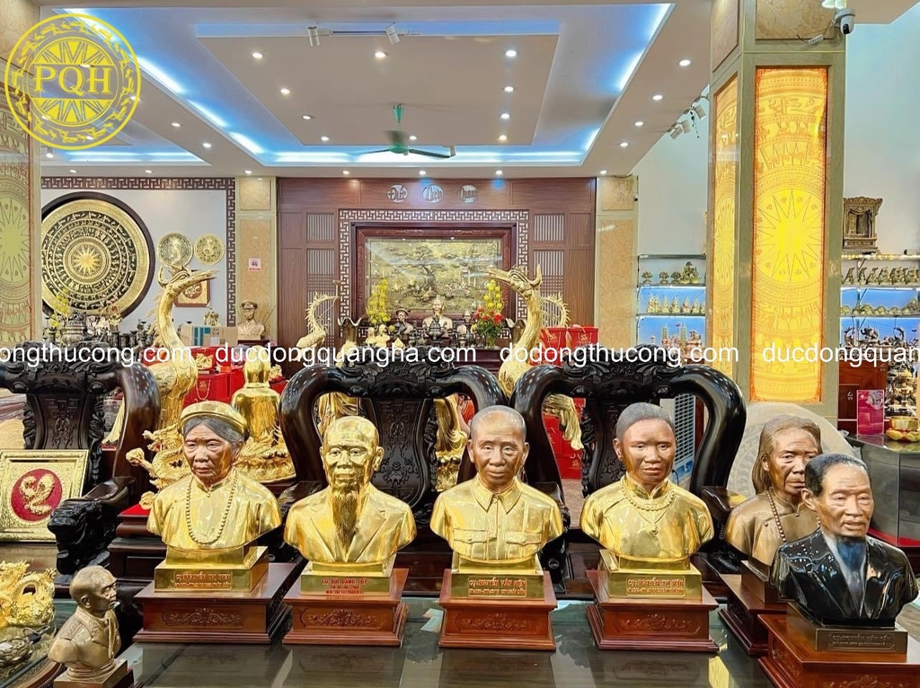 TƯỢNG TRUYỀN THẦN DÁT VÀNG 9999