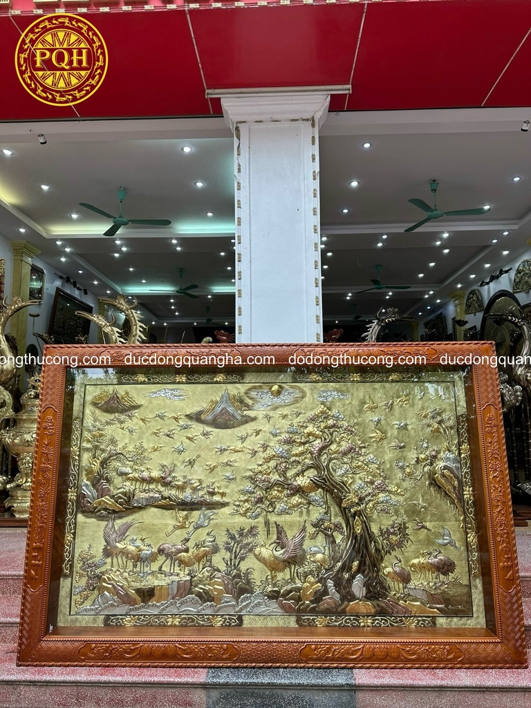 TRANH BÁCH HẠC QUẦN TÙNG