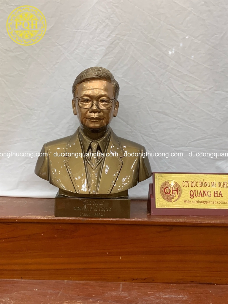 TƯỢNG cố Tổng bí thư NGUYỄN PHÚ TRỌNG 42CM