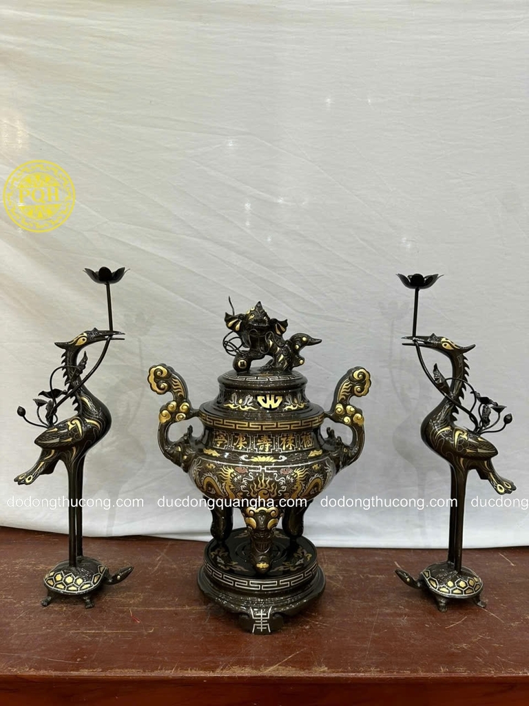 BỘ ĐỈNH NGŨ SỰ 50 KHẢM TAM KHÍ VÀ DÁT ĐIỂM VÀNG