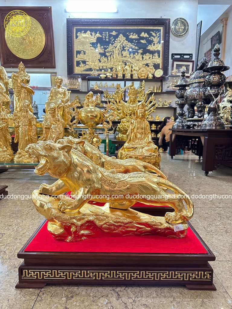 HỔ ĐỨNG HŨ TIỀN THẾP VÀNG 9999
