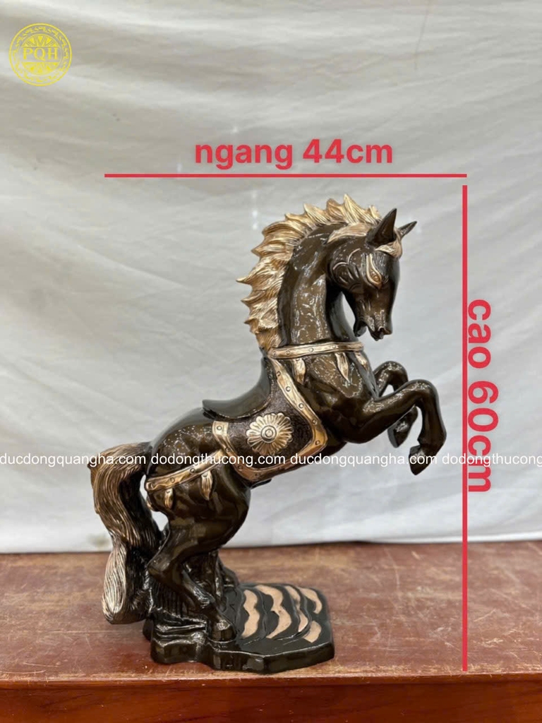 NGỰA LÀM MÀU CAO 60CM