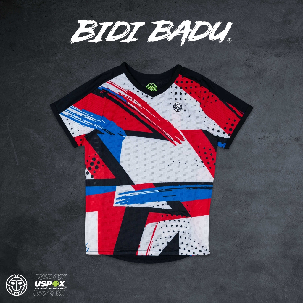 Áo thể thao tennis Bidi Badu GOOD VIBES V-NECK blw