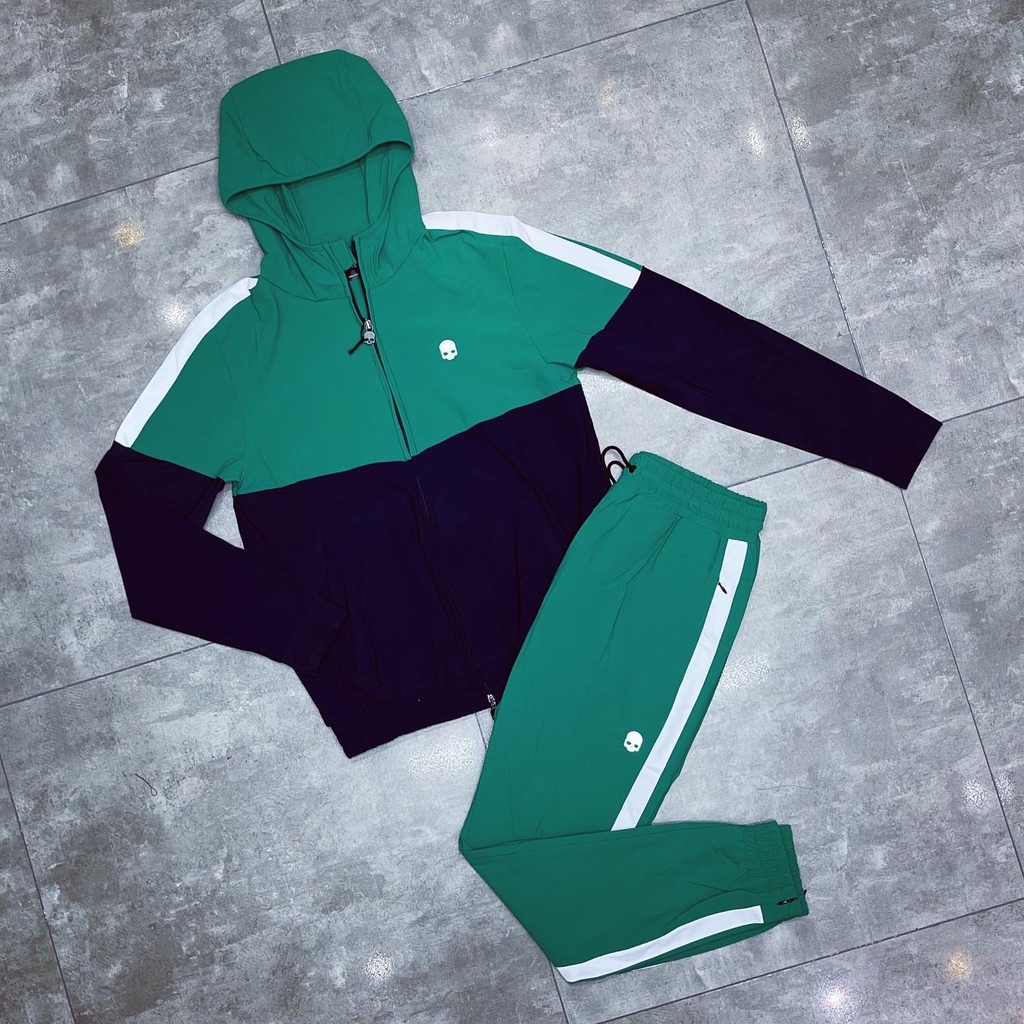 Hydrogen Tracksuits Tech FZ Black Green