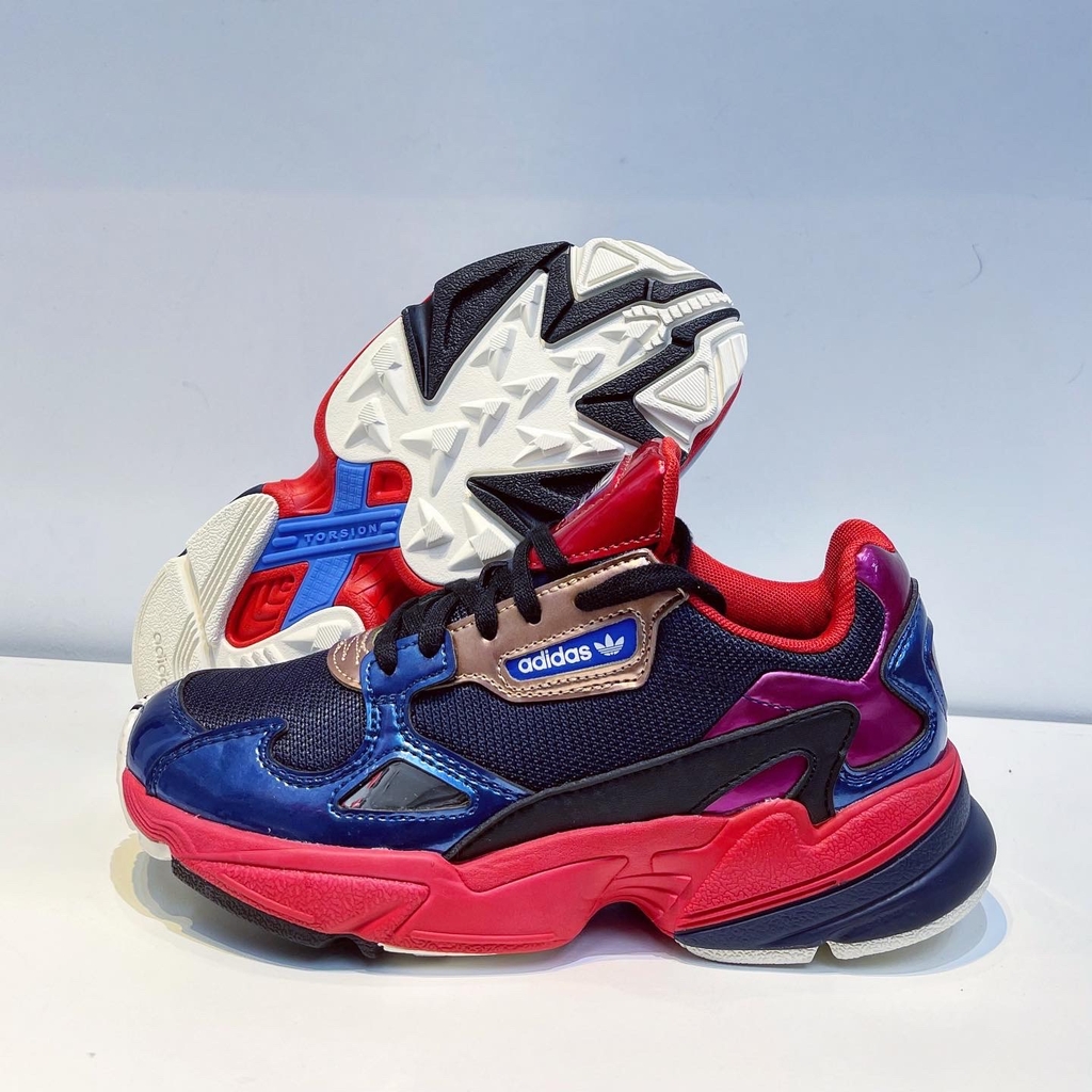 Giày Adidas Falcon Navy Red CG6632