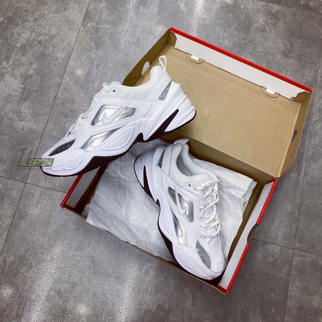 Giay Nike M2K Tekno White Silver Uspox Sieu th giay th thao chinh hang
