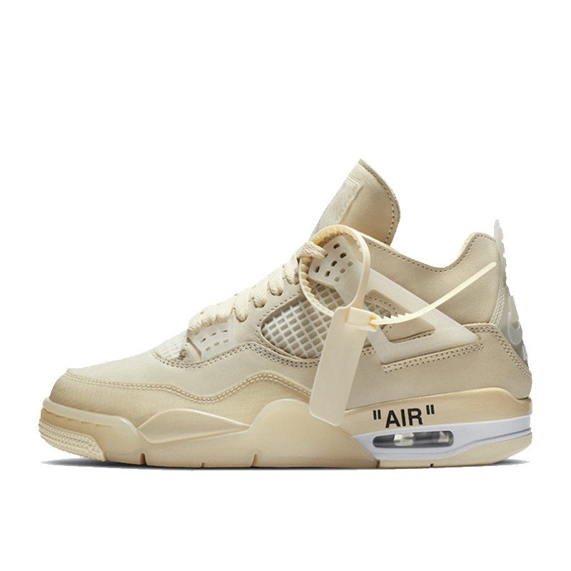 Nike Jordan 4s x OW Sail