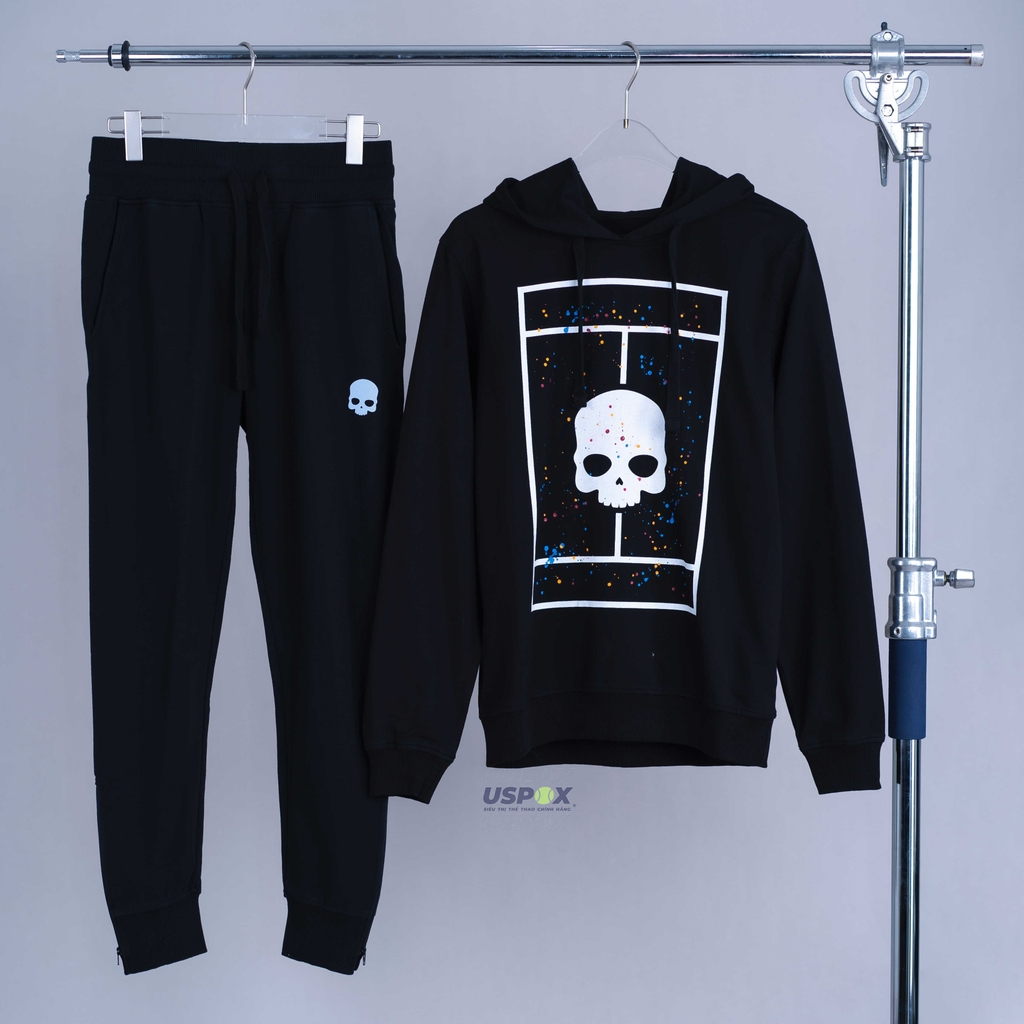Bộ Hydrogen Hoodie Court black