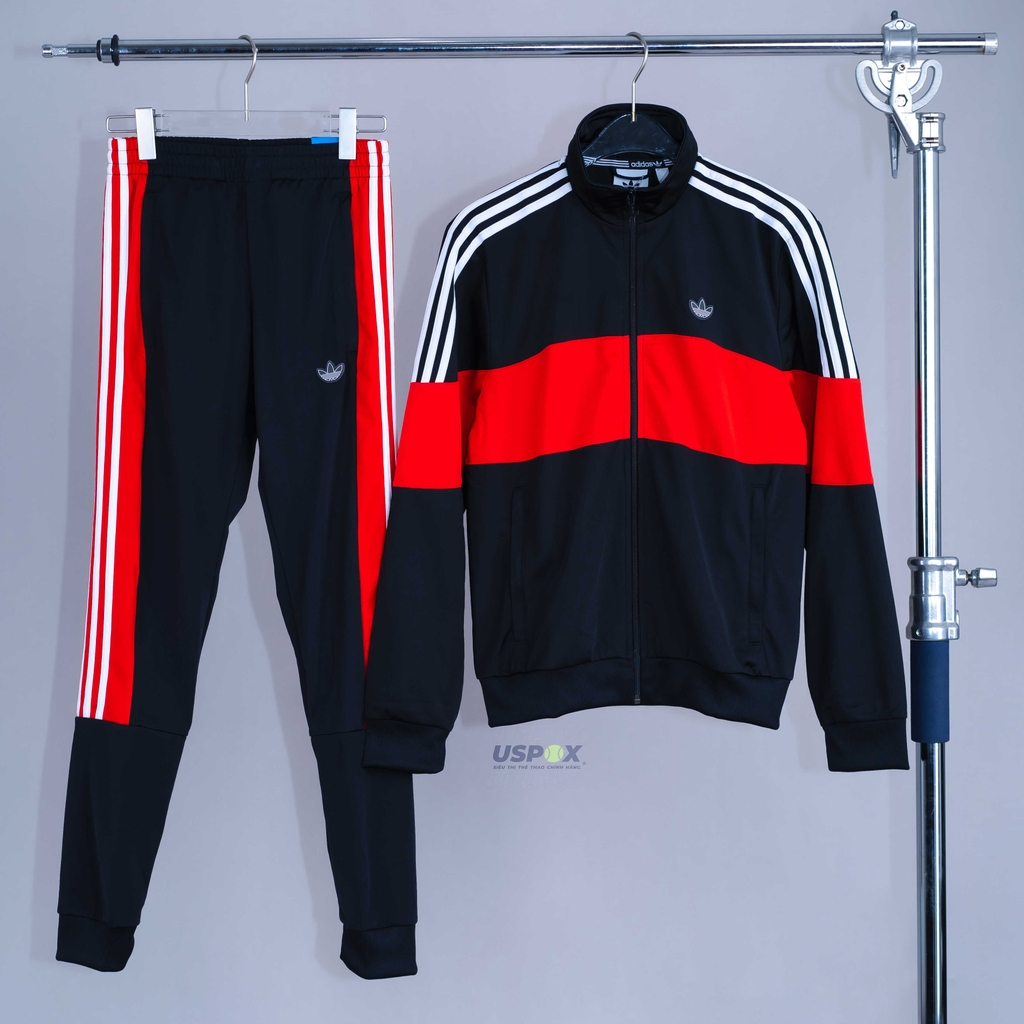 Adidas Bộ BX-20 Black Red (form Âu)