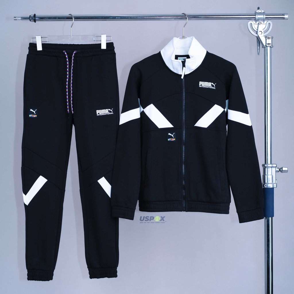 Bộ thể thao Puma Logo Black (Form Á)