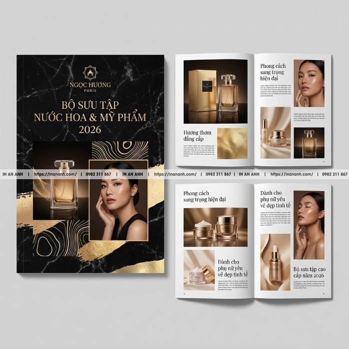 In Catalogue Thời Trang, Mỹ Phẩm - Phong Cách Lookbook, In Cao Cấp