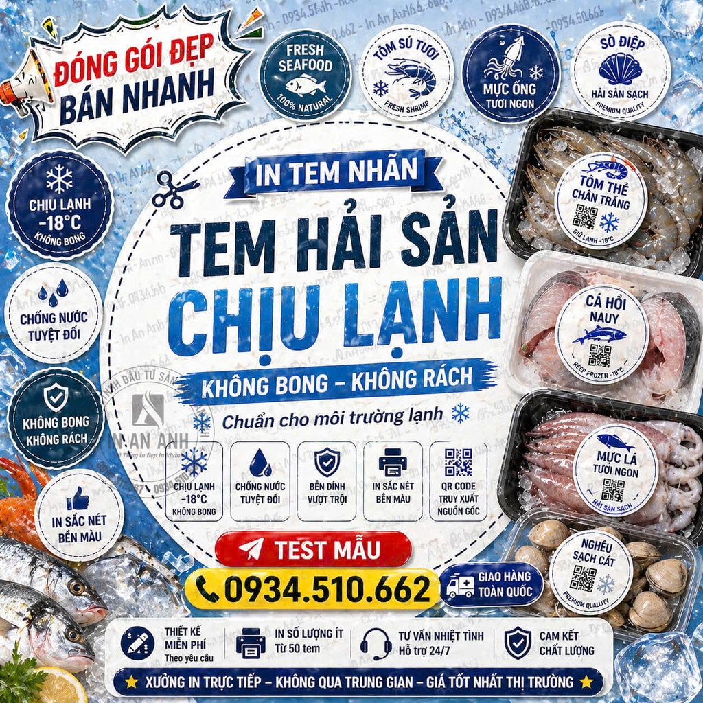 Tem dán hải sản
