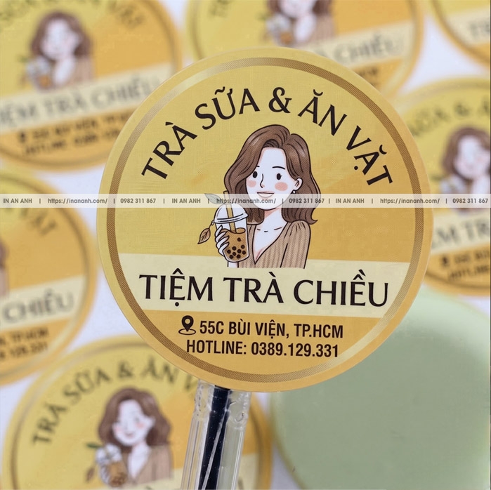 Tem decal giấy giá tốt