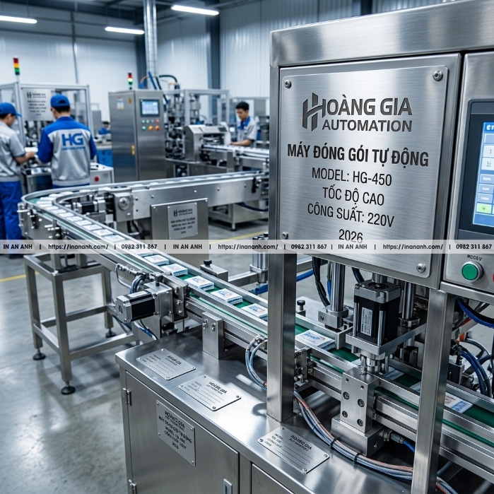 Tem nhôm đánh dấu thiết bị
