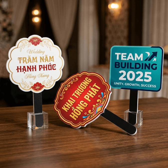 Làm Hashtag Cầm Tay (Photo Prop) - Lấy Nhanh, Thiết Kế Đẹp Cho Sự Kiện, Đám Cưới