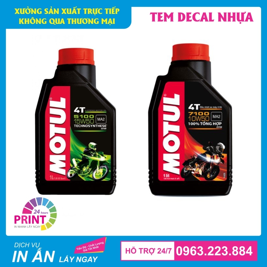 Tem nhựa sản phẩm