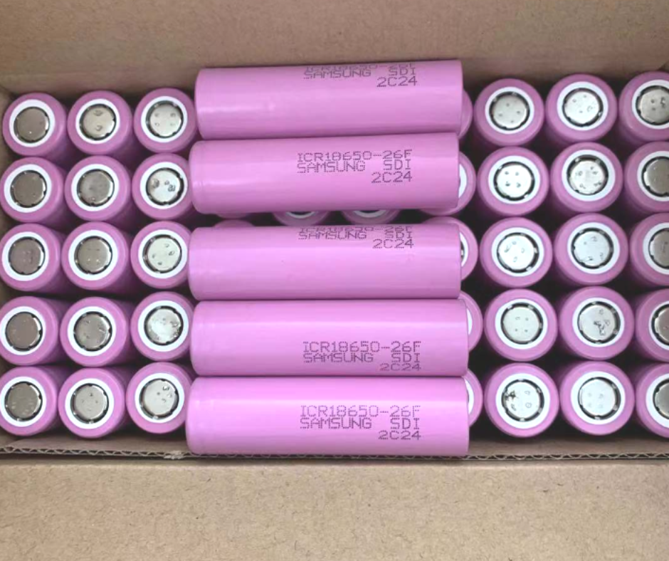 Pin lithium Samsung 18650 2600MAH đã tháo rời (pin hồng) | Cửa hàng ...