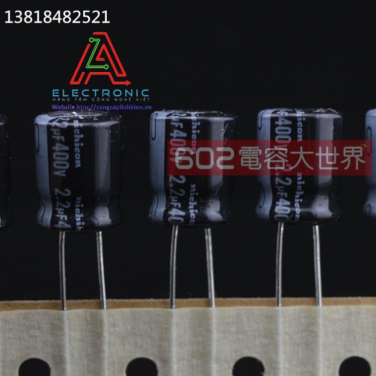 Tụ nichicon VR 400V2.2uF VR 10 * 12mm | Cửa hàng thiết bị - Linh kiện ...