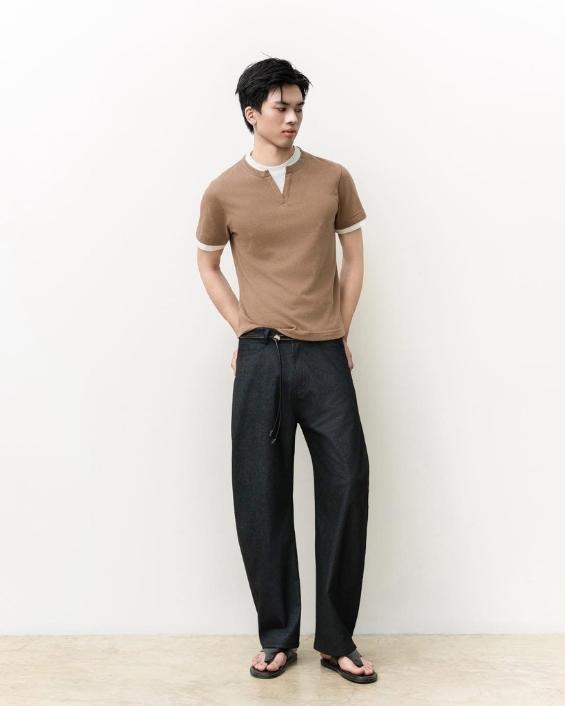 Stack V-Neck T-Shirt