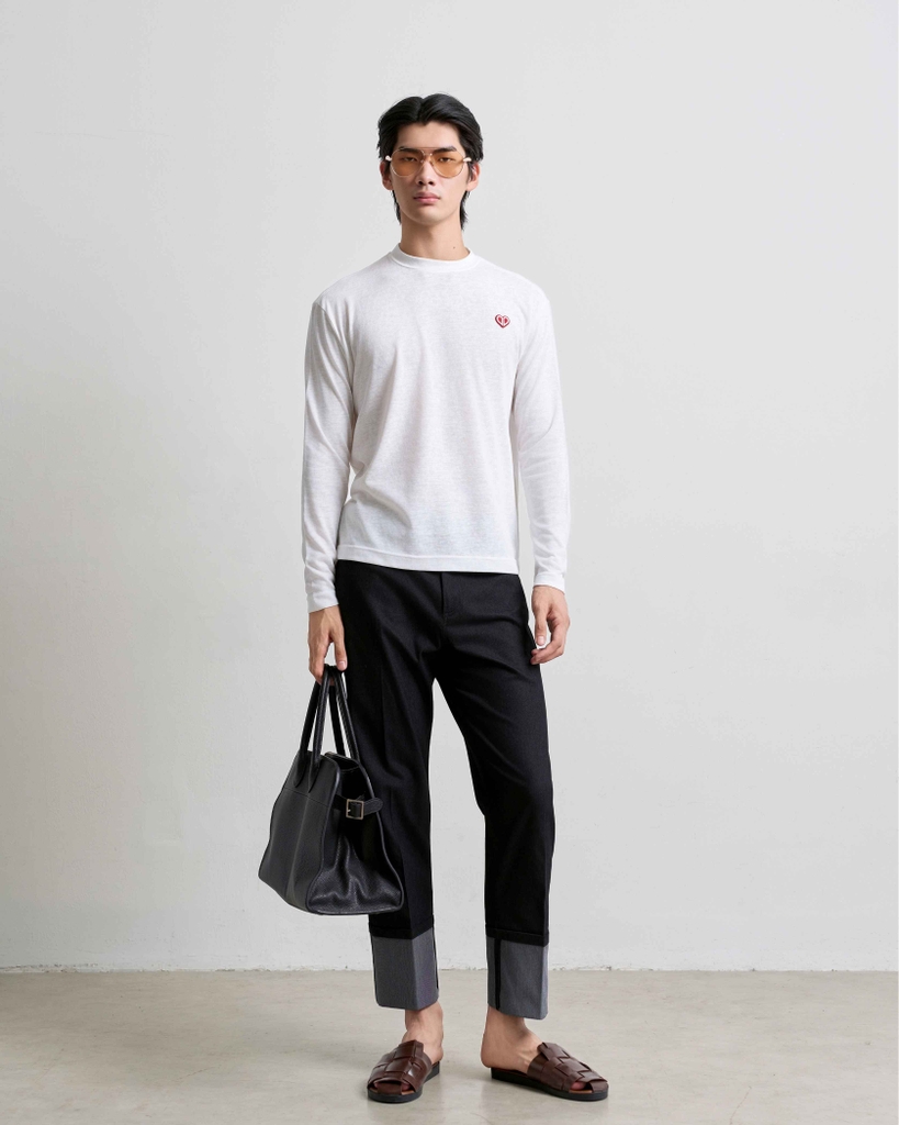 Yan Cuffed Pleated Trousers