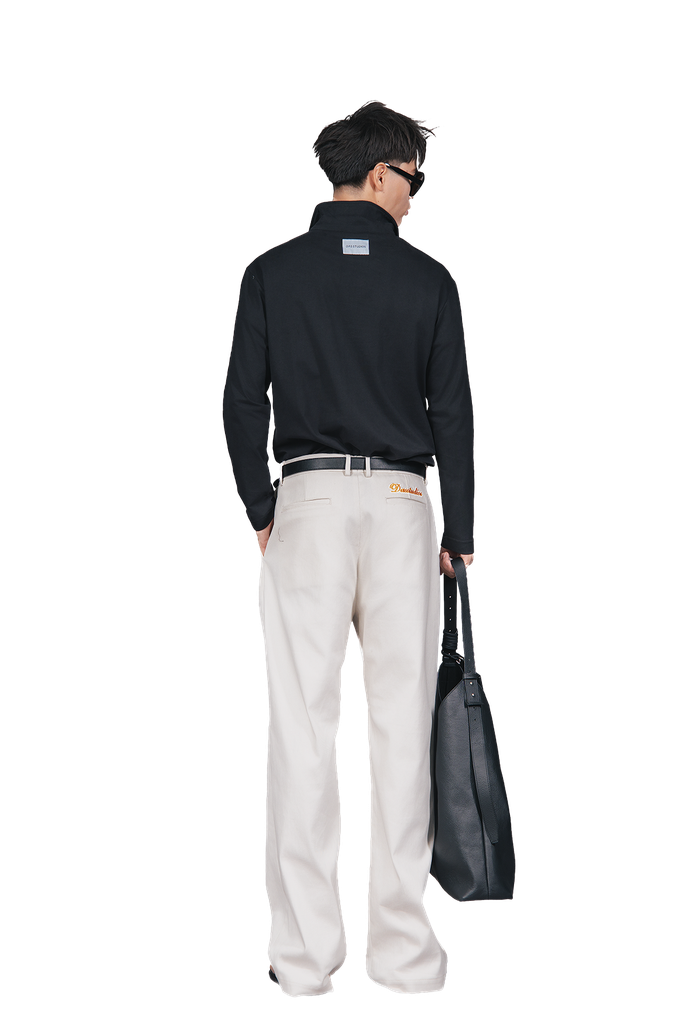 Jib Long-Sleeve Zip-neck Tee