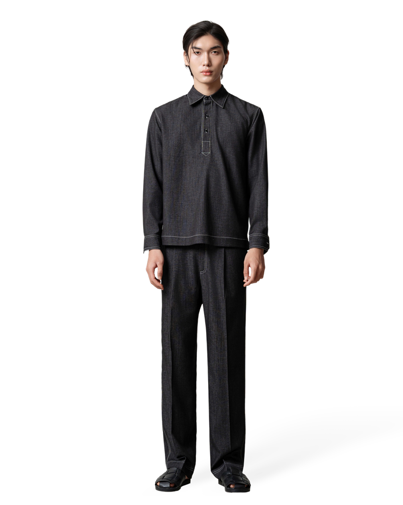 Rise Denim Set Shirt