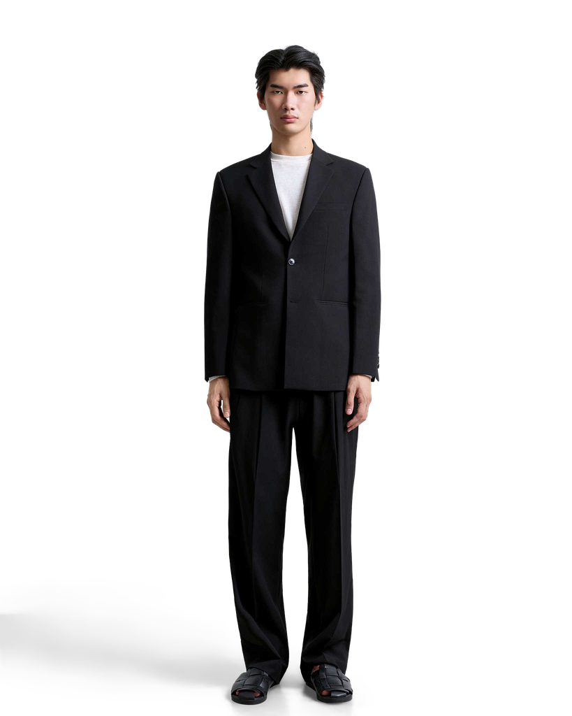 Kai Back-Vent Buttoned Jacket