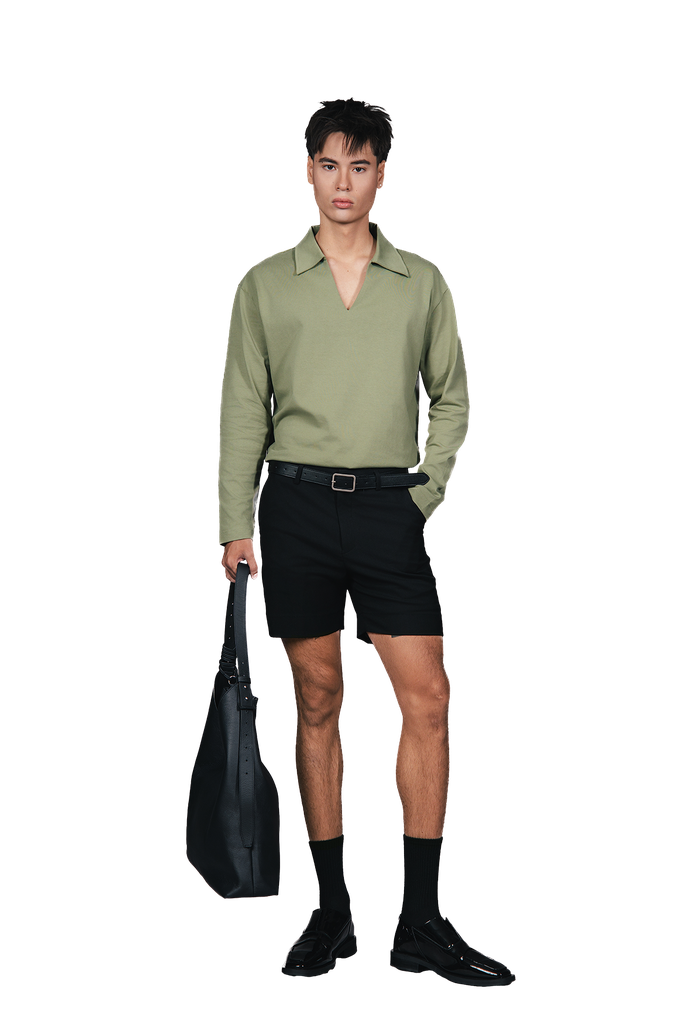 Vee Long-Sleeve V-Notch Tee