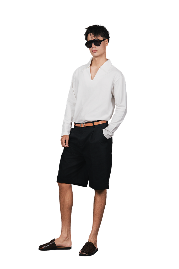 Vee Long-Sleeve V-Notch Tee