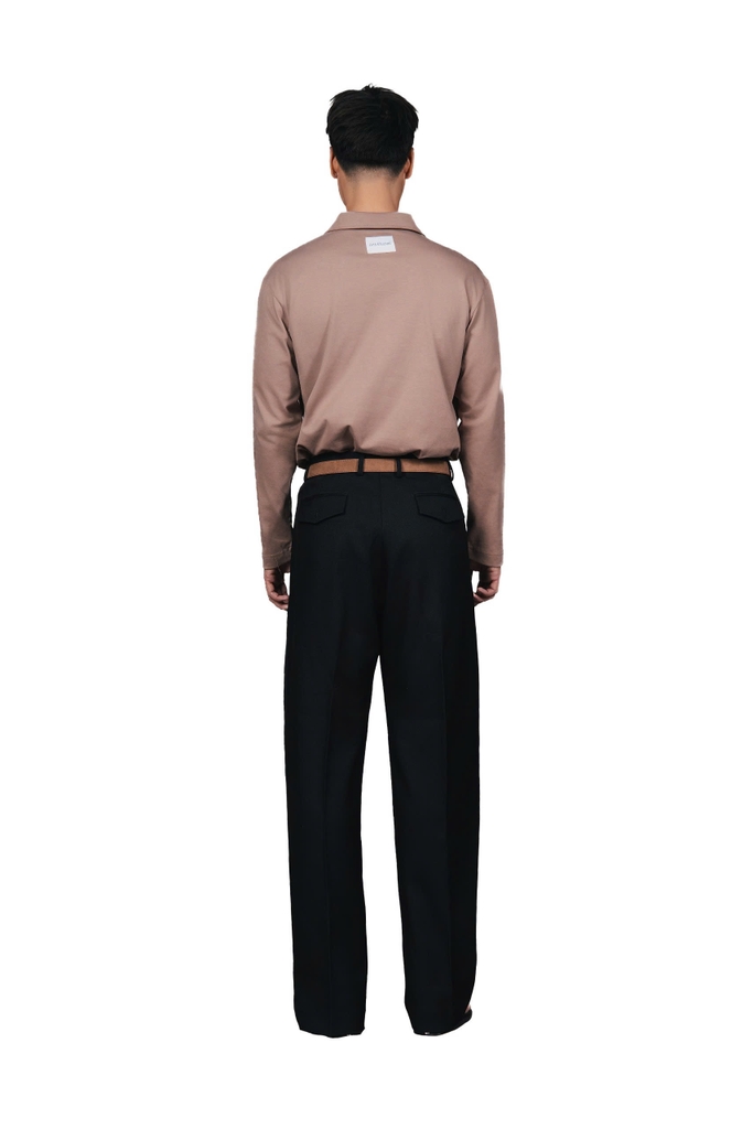 Jib Long-Sleeve Zip-neck Tee