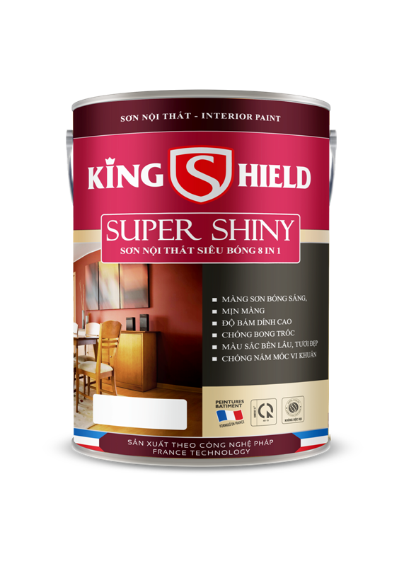 Sơn nội thất KINGSHIELD SUPER SHINY 18L - Siêu bóng