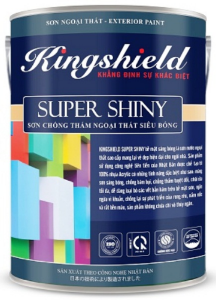 Sơn ngoại thất siêu bóng KINGSHIELD SUPER SHINY 5L - Bề mặt siêu bóng