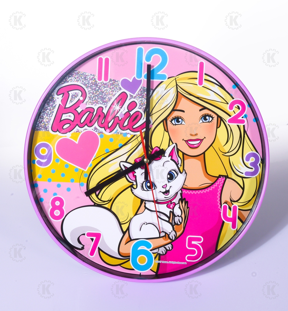 Đồng hồ treo tường Barbie mã 737393