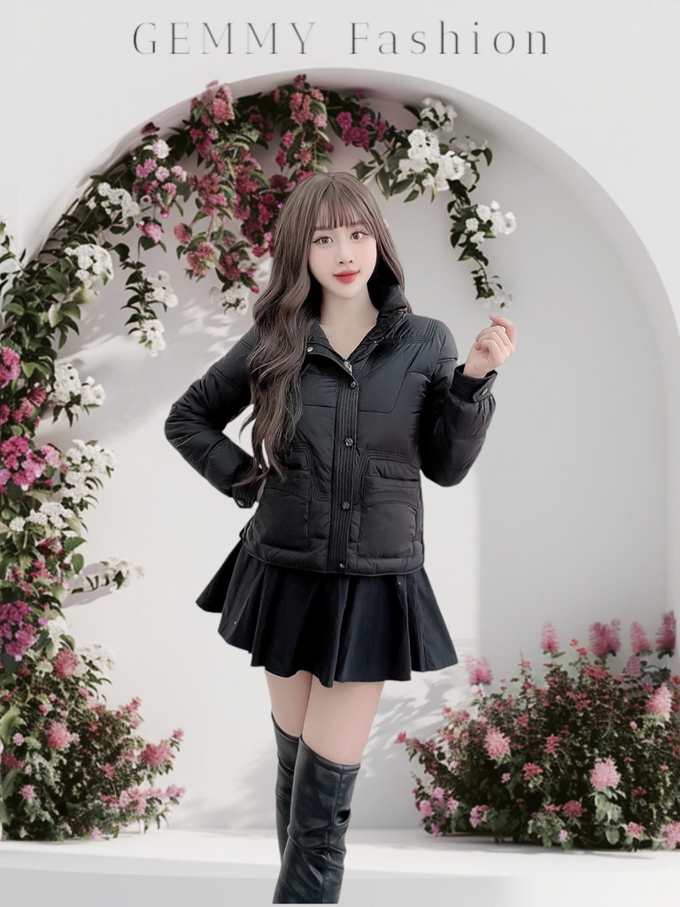 G9211 Áo Khoác Phao Nữ Siêu Nhẹ Dày Ấm Thời Trang