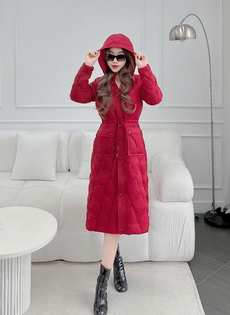 G9270 Áo Phao Nữ Dáng Dài Siêu Nhẹ Dày Ấm Thời Trang