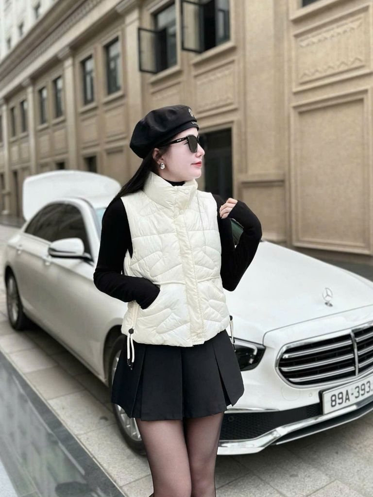 Áo Khoác Phao Gile Nữ Siêu Nhẹ G9204