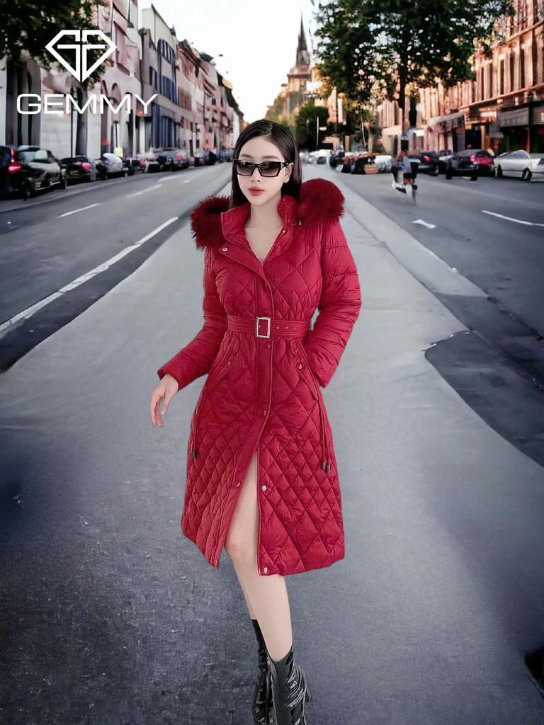 G9276 Áo Phao Nữ Dáng Dài Qua Gối Siêu Nhẹ Dày Ấm Thời Trang